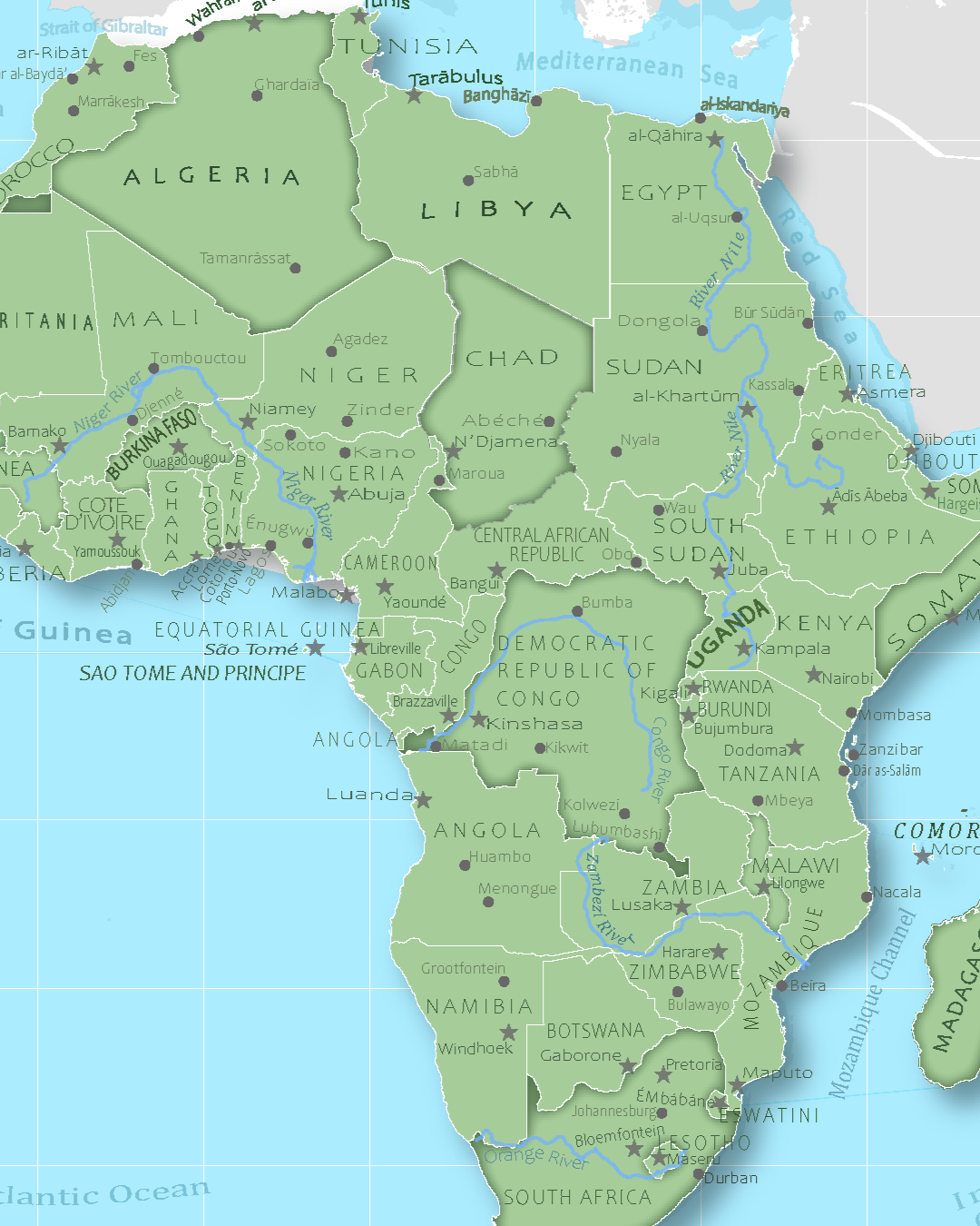 Africa Political Map